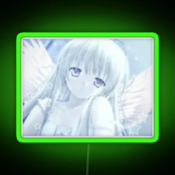 Anime Angel RGB Neon Sign