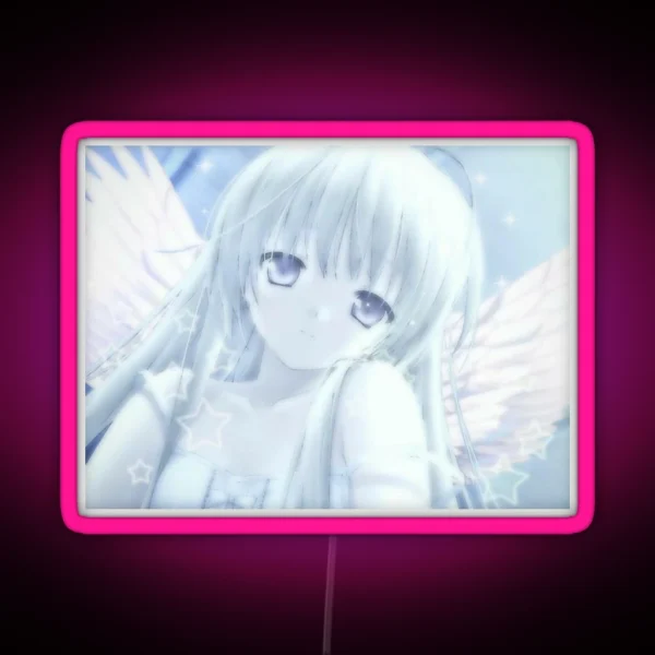 Anime Angel RGB Neon Sign