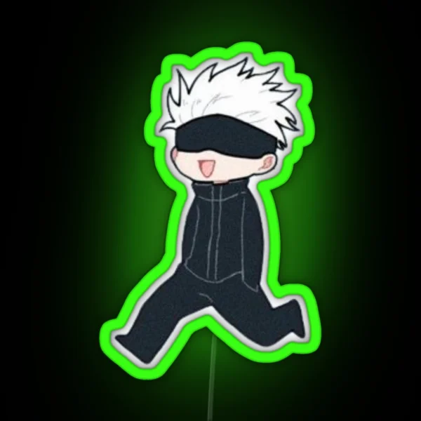 Anime Boy Gojo RGB Neon Sign