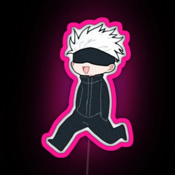 Anime Boy Gojo RGB Neon Sign