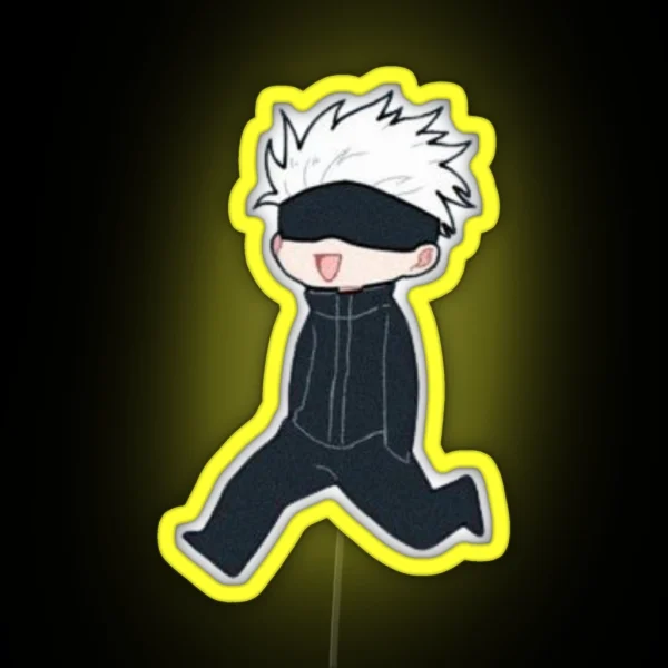 Anime Boy Gojo RGB Neon Sign