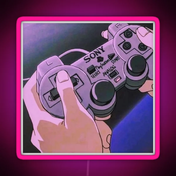 Anime Controller RGB Neon Sign
