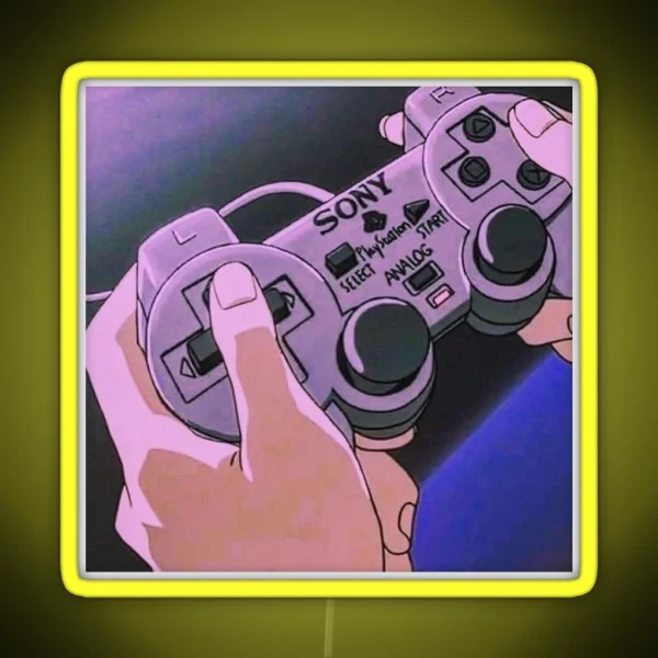 Anime Controller RGB Neon Sign