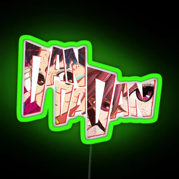 Anime Dan Charalogo R RGB Neon Sign