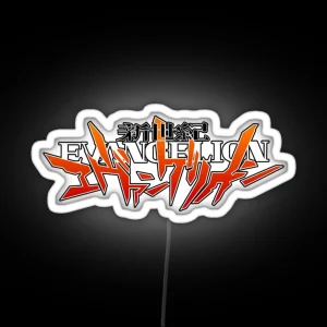 Anime Evangelion Logo RGB Neon Sign