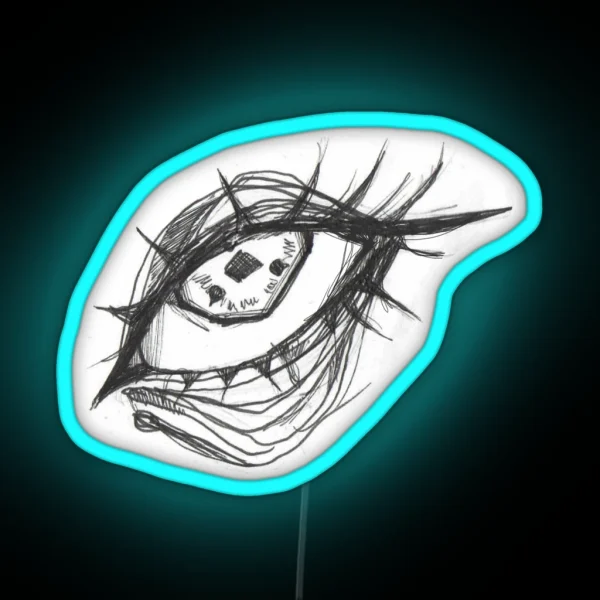 Anime Eye 1 2 RGB Neon Sign