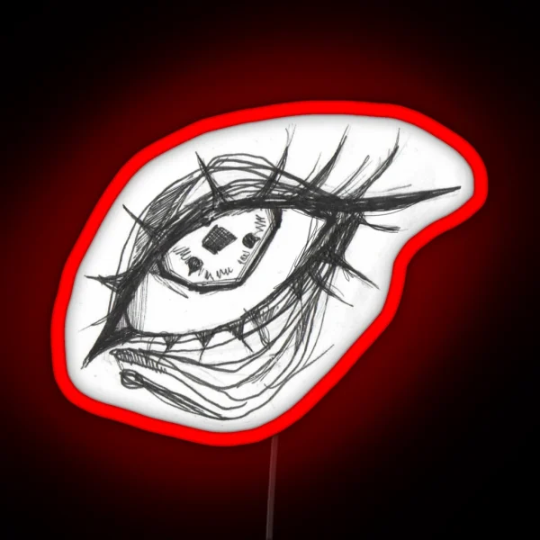 Anime Eye 1 2 RGB Neon Sign