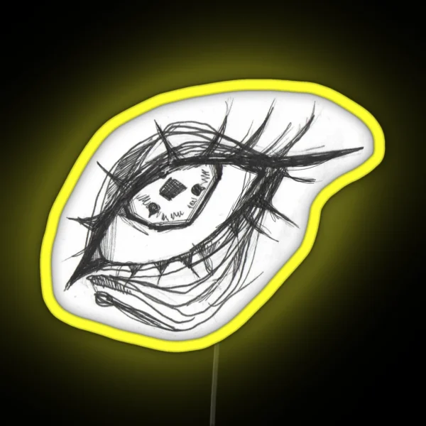 Anime Eye 1 2 RGB Neon Sign