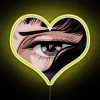 Vibrant Anime Eye RGB LED Sign with Neon Colorful Glow