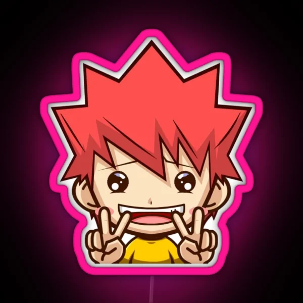 Anime Face RGB Neon Sign