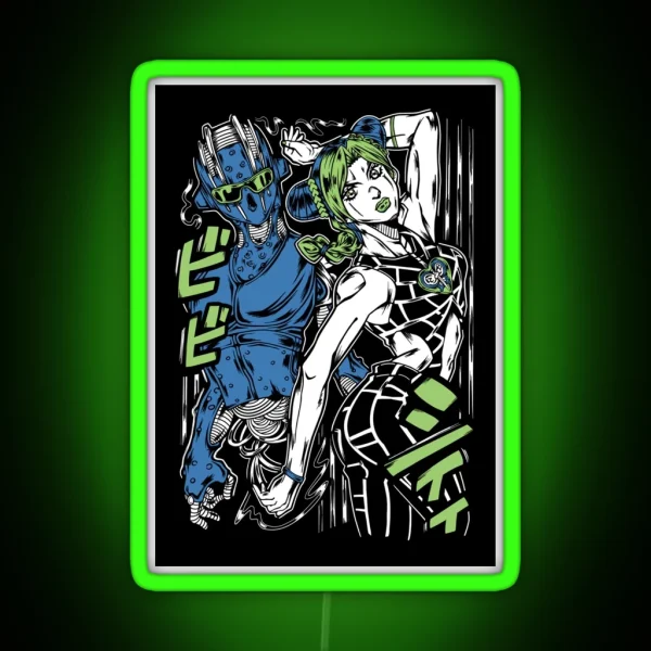 Anime Fanart Design RGB Neon Sign