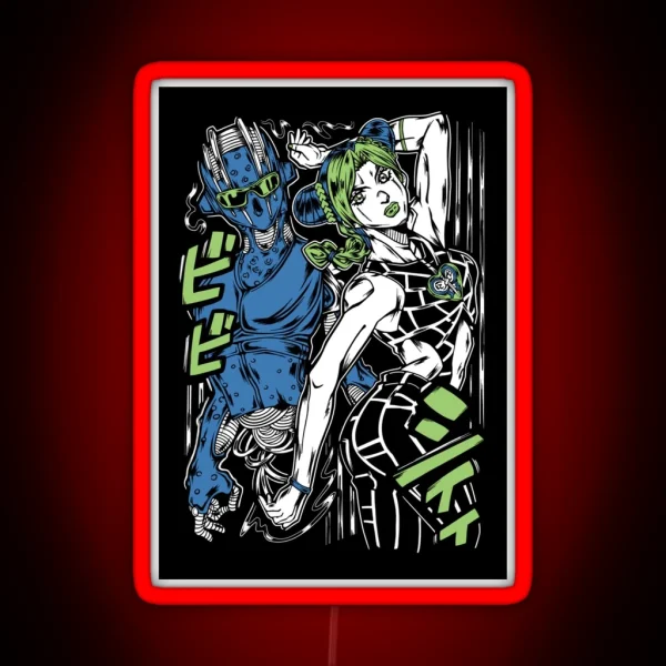 Anime Fanart Design RGB Neon Sign