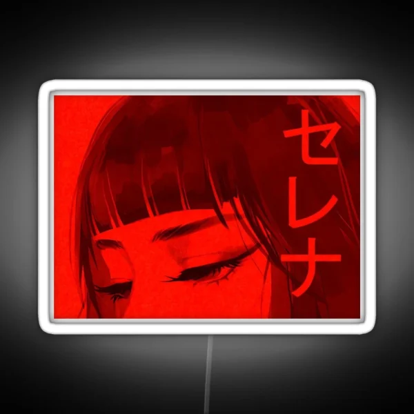 Anime Girl Katakana RGB Neon Sign