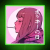 Anime themed neon RGB lofi decorative wall art for gamers