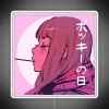 Cozy anime-inspired neon sign with soothing lofi RGB color effects.
