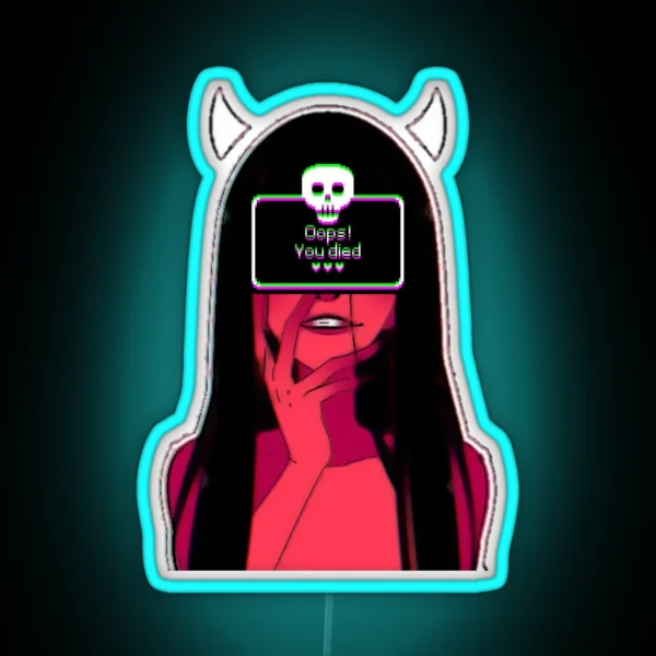 Anime Girl RGB Neon Sign