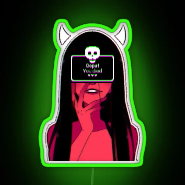 Anime Girl RGB Neon Sign
