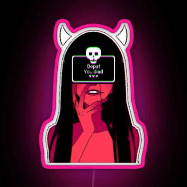 Anime Girl RGB Neon Sign