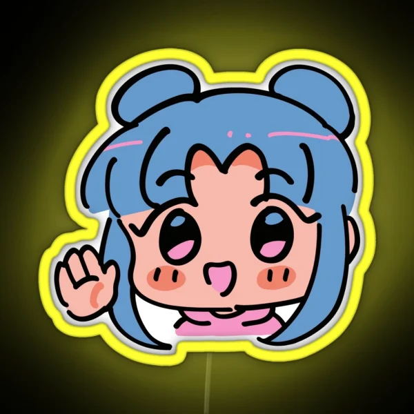 Anime Girl RGB Neon Sign