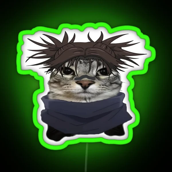 Anime Kaisen Character Cats Choso RGB Neon Sign