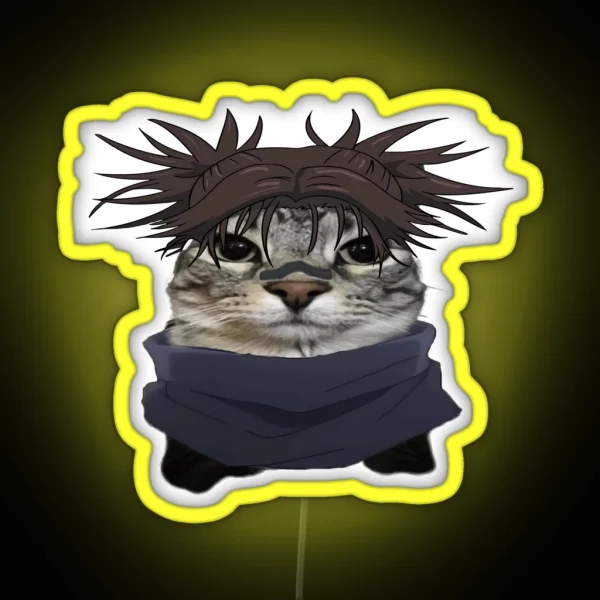 Anime Kaisen Character Cats Choso RGB Neon Sign