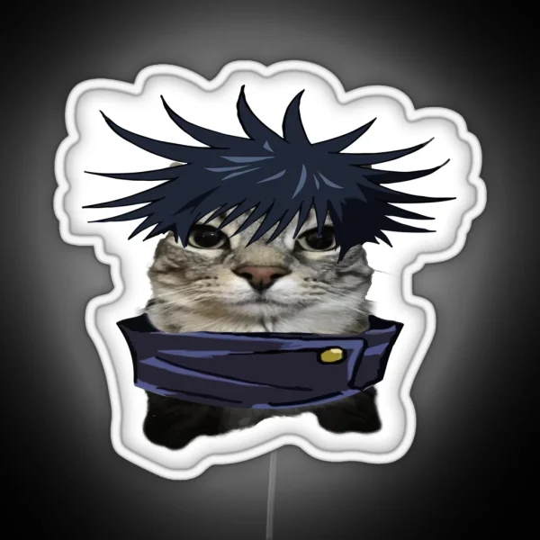 Anime Kaisen Character Cats Megumi RGB Neon Sign
