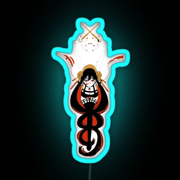 Anime Led Yor Assasin Design RGB Neon Sign