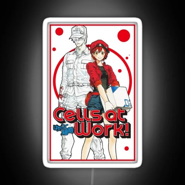Anime Manga Cells At Work Characters RGB Neon Sign