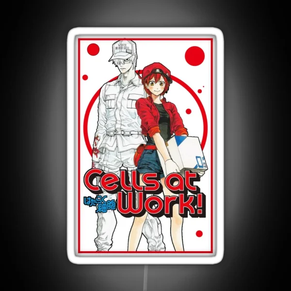 Anime Manga Cells At Work Characters RGB Neon Sign