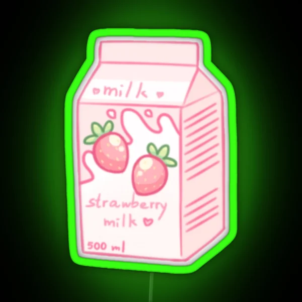 Anime Milk RGB Neon Sign