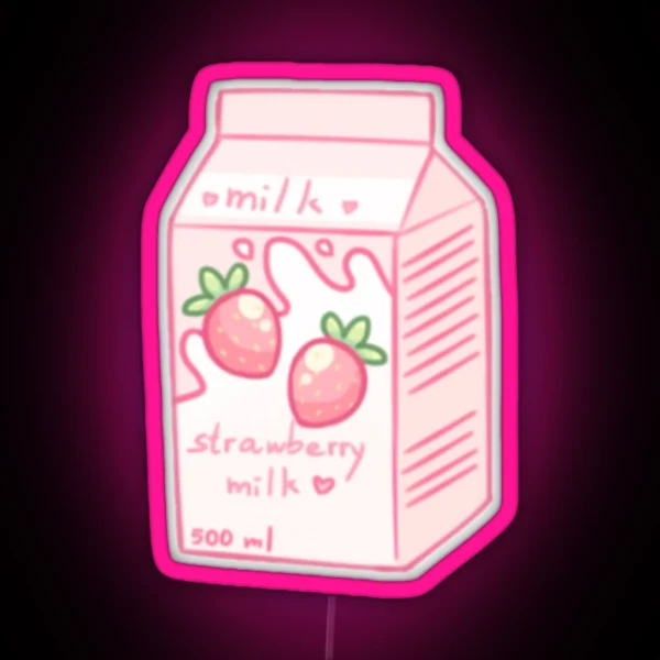Anime Milk RGB Neon Sign
