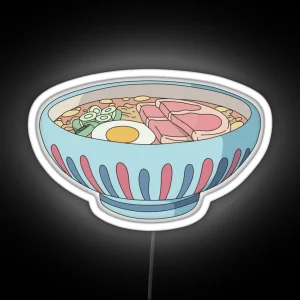 Anime Noodle Bowl RGB Neon Sign