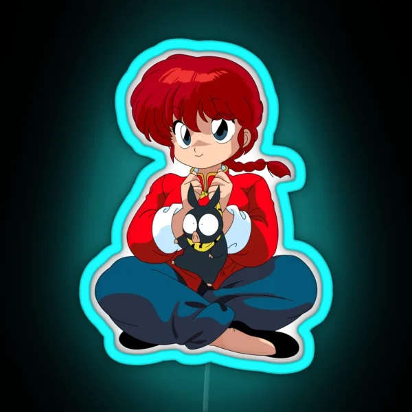 Anime Retro Ranma RGB Neon Sign