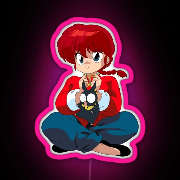 Anime Retro Ranma RGB Neon Sign