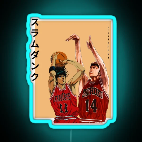 Anime Slam Dunk RGB Neon Sign