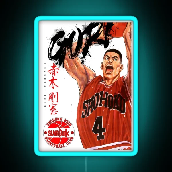 Anime Slam Dunk Sakuragi RGB Neon Sign