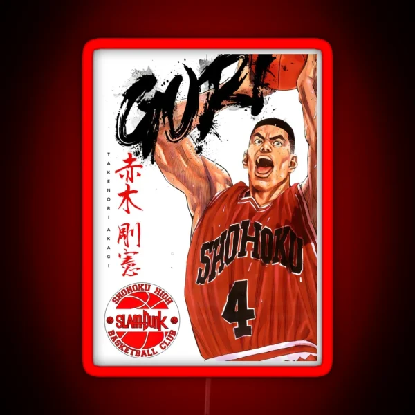 Anime Slam Dunk Sakuragi RGB Neon Sign