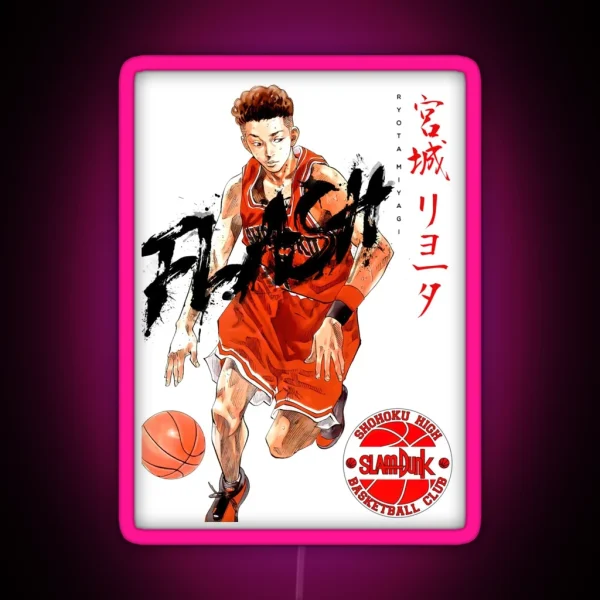 Anime Slam Dunk Sakuragi RGB Neon Sign