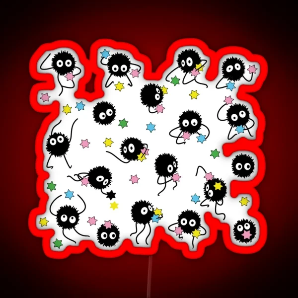 Anime Soot Sprites Candy RGB Neon Sign