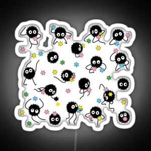 Anime Soot Sprites Candy RGB Neon Sign