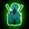 Anime Space Kirito Sword RGB Neon Sign