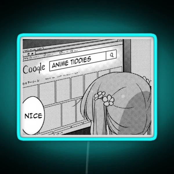 ANIME TIDDIES RGB Neon Sign