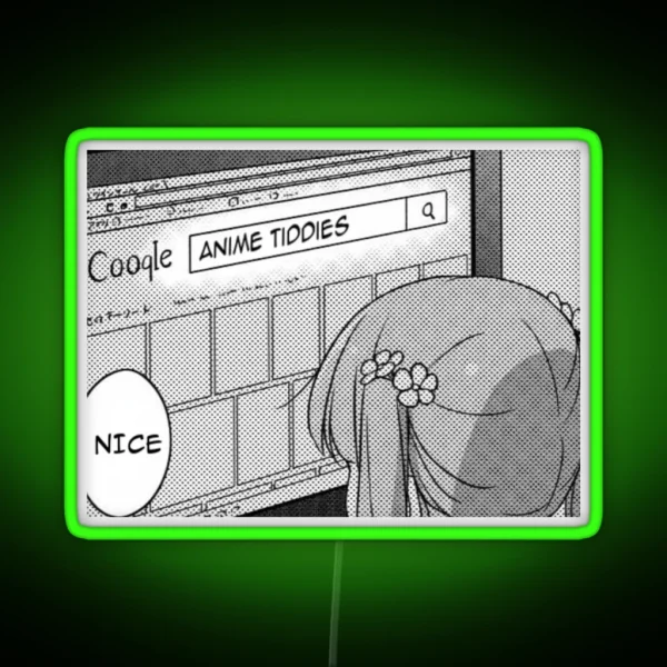 ANIME TIDDIES RGB Neon Sign