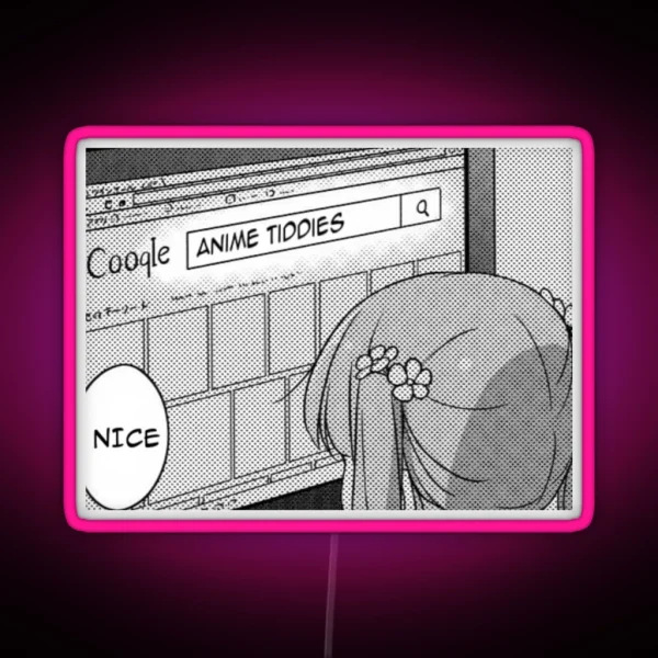 ANIME TIDDIES RGB Neon Sign