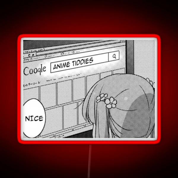 ANIME TIDDIES RGB Neon Sign