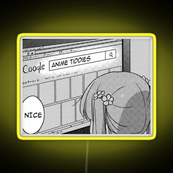 ANIME TIDDIES RGB Neon Sign