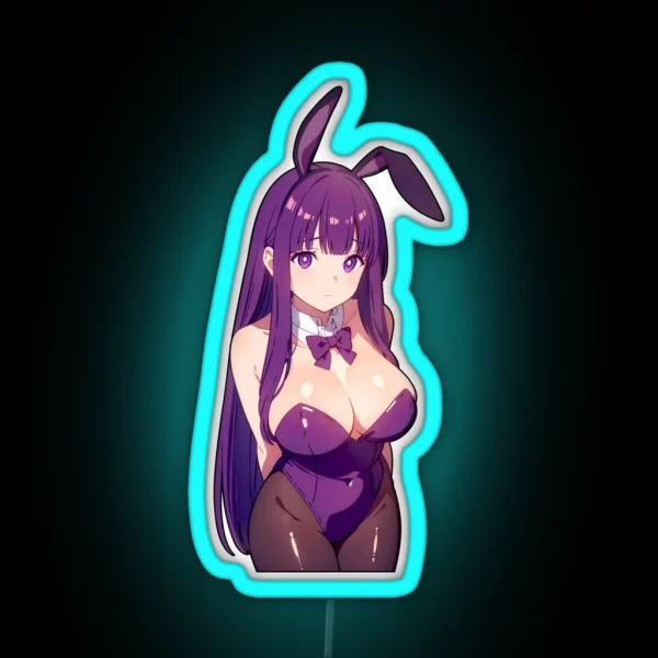 Anime Waifu Fern RGB Neon Sign