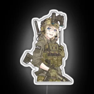 Anime Waifu Operator Series RGB Neon Sign