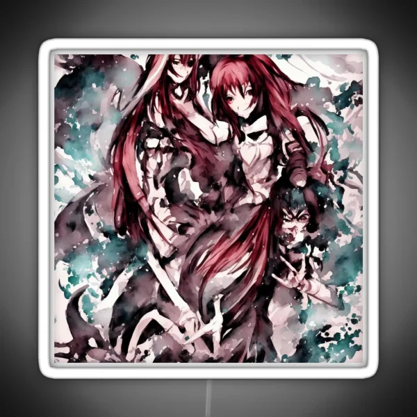 Anime Watercolor RGB Neon Sign