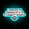 Neon RGB Animorphs Thought Speak Sign Perfect for Fans and Thinkers